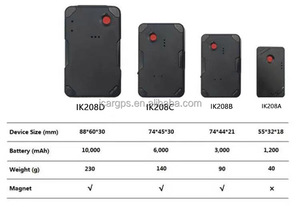 Traceur GPS portable 4G IK208 avec base magnétique, surveillance audio, alarme SOS et batterie longue durée pour le suivi des véhicules et des actifs - Product Image 4