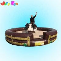 Mécanicien gonflable jeu de taureau radeo gonflable à vendre arène de taureau gonflable pour adulte