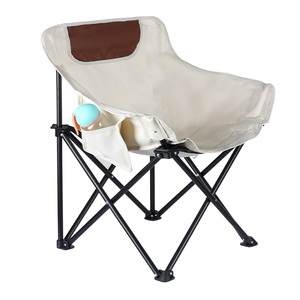 Chaise pliante en acier à ouverture rapide pour l'extérieur avec logo personnalisé, chaise de camping confortable et pliable pour pique-nique - Product Image 1