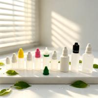 Flacon compte-gouttes en plastique de 5 ml à 120 ml, flacon d'huile avec bouchon sécurité enfant, flacons souples vides en plastique pour encre, pigment, huile essentielle