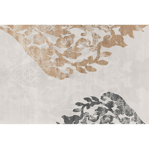 EIFFEL HOME Tapis de salon motif géométrique branche d'automne en fibre de polyester lavable facile à nettoyer pour canapé et table basse - Product Image 2