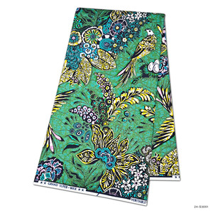 Tissu 100% Coton Peigné Imprimé Wax Africain, Batik Nigérian, Tissu Africain, <span class=keywords><strong>Brocart</strong></span> Tissé à la Trame pour Robes, Styles Dobby Unis - Product Image 3