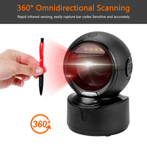 Netum A5 A6 Escáner de código de barras de escritorio 2d omnidireccional para POS Plataforma de supermercado Lector de código QR para ventas - Product Image 3