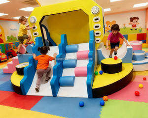 Équipement de jeu souple tout-en-un Nanpak en <span class=keywords><strong>bois</strong></span> <span class=keywords><strong>et</strong></span> <span class=keywords><strong>PVC</strong></span> pour intérieur/extérieur, toboggan, ramper, grimper, pour usage commercial, scolaire <span class=keywords><strong>et</strong></span> domestique - Product Image 6