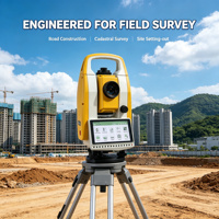 Station totale Unistrong R10 de précision 2'' avec prisme unique 5000m pour la topographie