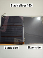 Film teinté pour vitres de voiture en PET 2 mil, rouleau de 1,52x30m, argenté 15% VLT, 80% IRR et 99% UVR, film auto-cicatrisant anti-rayures pour voiture