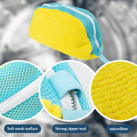 Tas Penyimpanan dan Pembersih Sepatu Multifungsi Baru Custom, Bahan Chenille dengan Penyangga Sepatu, Mudah Dicuci dan Dibersihkan dengan Mesin, Grosir