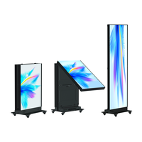 Poster LED Lipat Hemat Daya Kecerahan 1000cd Ukuran 640x1920mm Garansi 2 Tahun untuk Layar Digital Signage Dalam Ruangan