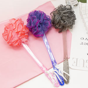 Cepillo para el cuerpo de la ducha, esponja de malla para el baño, cepillo Exfoliante para la piel, mango largo - Product Image 3