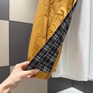 Chaqueta Vintage con Cuello Alto para Hombre, Estilo Informal, Nueva Tendencia de Primavera, Chaqueta a Cuadros con Parches, <span class=keywords><strong>Ropa</strong></span> Juvenil Masculina - Product Image 3