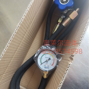 Cqj Air Inflator Single Cylinder Metal Pointer Gauge Compact Car Motorcycle Use - Product Image 3