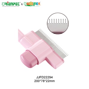 Peine Autolimpiable de Plástico para Mascotas ORIENPET & OASISPET, Elimina Pulgas y Garrapatas, Dientes Largos y Cortos, JJFD22294, Producto para Mascotas - Product Image 3