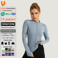 Veste de yoga respirante en Spandex pour femme, haut court de sport très élastique, idéal pour l'été, fitness simple, vente en gros personnalisée