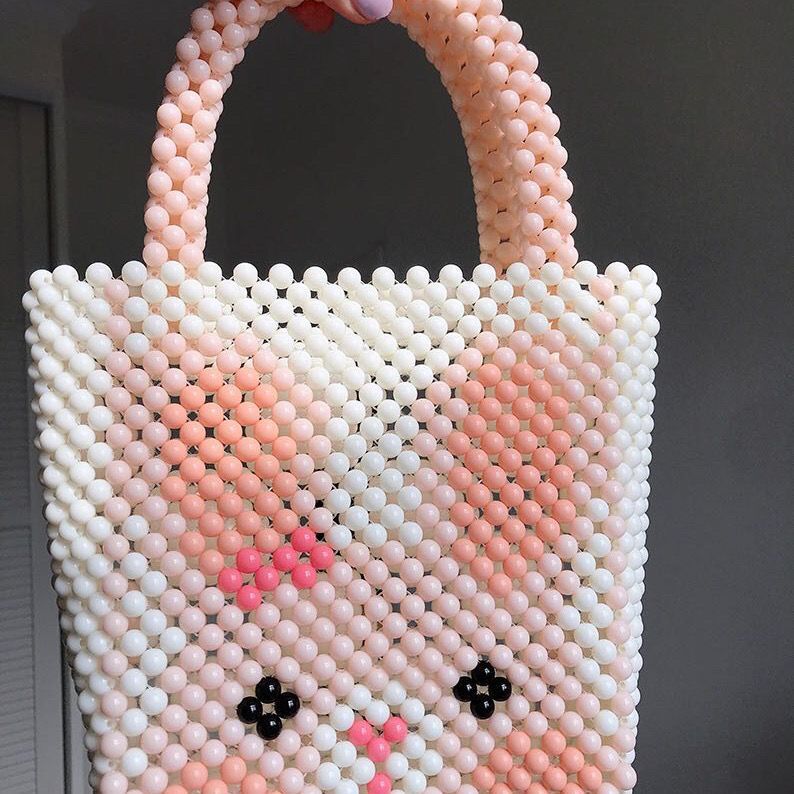 Bunny Style Beaded Bag for Beginners