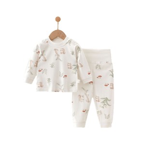 Conjunto de Ropa Interior para Bebé Recién Nacido, Cuatro Estaciones, Algodón Puro, Manga Larga, Absorbe la Humedad, Suave, Cintura Alta, <span class=keywords><strong>Sin</strong></span> Costuras - Product Image 1