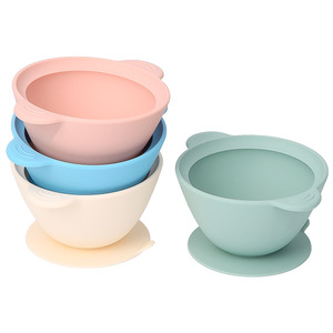 Tazón de Silicona Líquida para Alimentos de Bebé con Ventosa, de 0 a 12 Meses, Tazón de Entrenamiento para Autoalimentación, Libre de BPA, Silicona de Grado Alimenticio - Product Image 5