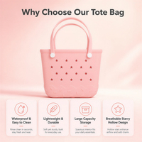 Sac à dos EVA personnalisé avec logo ODM Everich, sac DIY avec autocollants de dessins animés mignons, pour la plage, la piscine, le camping, les voyages ou une journée au parc