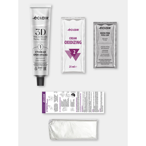 Teinture capillaire professionnelle Eclair Salon, longue durée, tubes 3D, traitement à base d'huile végétale lisse, crème colorante permanente pour cheveux EC02 - Product Image 6