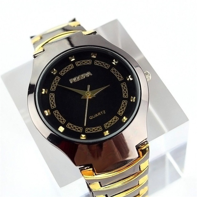 Hot Sale Fashion Business Unisex Watches Tungsten-like Alloy Case Glass Dial Pointer Quartz Movement for Men and Women