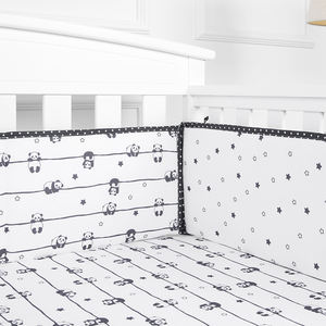 Lesser panda stampato in microfibra lenzuola <span class=keywords><strong>culla</strong></span> del bambino biancheria da letto <span class=keywords><strong>culla</strong></span> foglio - Product Image 4