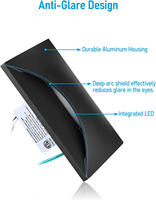 Promotion : Éclairage LED encastré moderne étanche basse tension en aluminium pour escaliers intérieurs et extérieurs 12-24V – Décoration