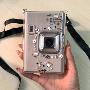 Funda protectora transparente con pegatinas de animales lindos para <span class=keywords><strong>Instax</strong></span> <span class=keywords><strong>Mini</strong></span> <span class=keywords><strong>LiPlay</strong></span>, transparente, a prueba de golpes - Product Image 3