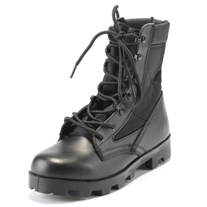Stivali <span class=keywords><strong>tattici</strong></span> da <span class=keywords><strong>uomo</strong></span> impermeabili per escursioni all'aperto scarpe di sicurezza da lavoro in pelle scamosciata resistente con stivali da giungla in acciaio - Product Image 4