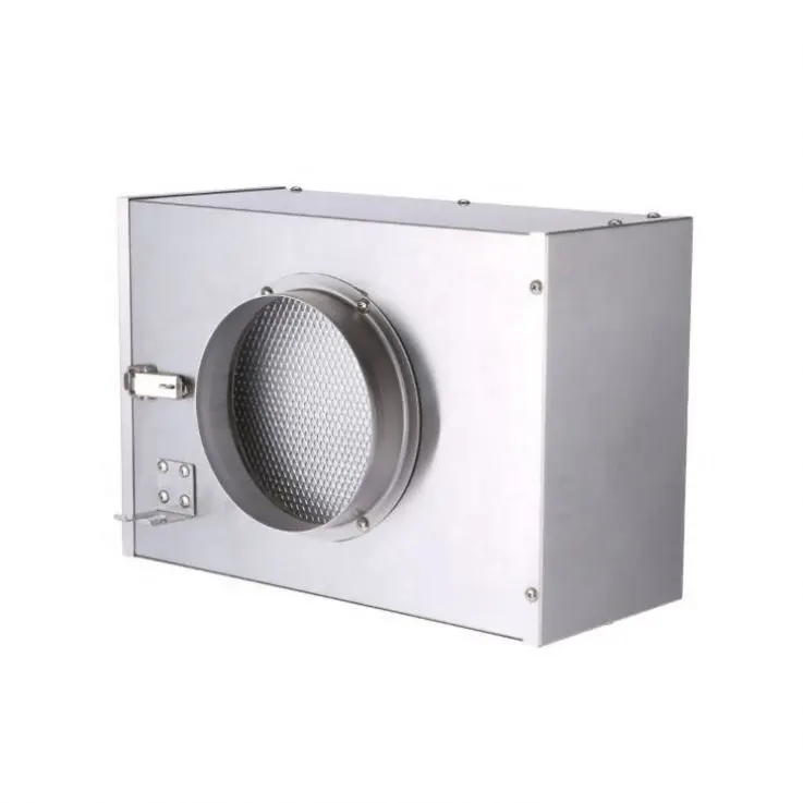 空気清浄用活性炭金属空気清浄機高効率HEPAフィルター付きHVAC換気空気清浄ボックス