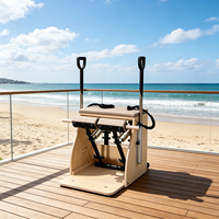 Silla de Pilates de Madera de Arce con Logotipo Personalizado OEM para Estudio de Yoga y Pilates y Suministro de Accesorios de Fitness