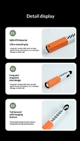 Lampe torche laser portable mini ABS légère pour extérieur, étanche, portée du faisceau 50-100m, longue autonomie de la batterie