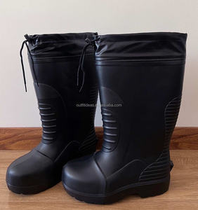 Botas de Trabajo de Goma EVA con Puntera de Seguridad Compuesta, Impermeables, Exageradas, Talla Grande 51, Estilo Kanye, para Mujer, Cálidas, para <span class=keywords><strong>Hombre</strong></span>, Color Naranja, para Esquí y Nieve - Product Image 4