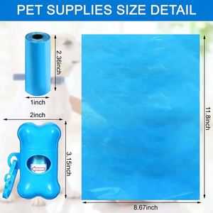 Dispensador de Bolsas para Desechos de Mascotas, Personalizable con Logotipo, Resistente al Agua, para Excrementos de Conejo, Cachorros, Paseos, Hogar, Viajes, Hecho de PE - Product Image 3