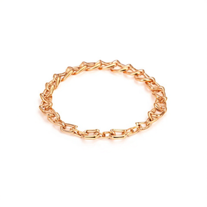 Bracelet à maillons tendance en acier inoxydable 316L avec placage or PVD, bijoux durables et résistants - Product Image 2