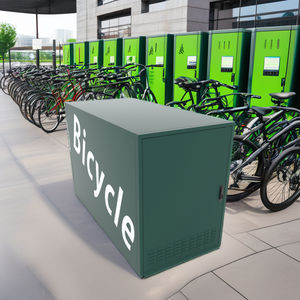 خزانة دراجات خارجية مخصصة من الفولاذ SGCC مقاومة للماء مطلية بالبودرة بسمك 1.5 مم مخزن دراجات مينجواي BK91912 - Product Image 4