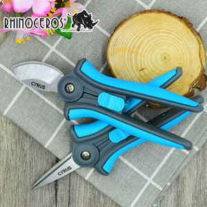 <span class=keywords><strong>Mini</strong></span> <span class=keywords><strong>sécateur</strong></span> rhinocéros <span class=keywords><strong>sécateur</strong></span> de raisin de jardin pour femmes pour plante fruit lame en acier inoxydable fleurs de jardinage optimales - Product Image 6