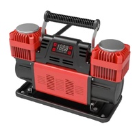Compresseur d'air HF102 robuste 320L à gonflage rapide, puissant, avec lumière LED et pression numérique intelligente préréglée