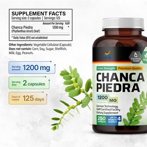 Oem <strong>Chanca</strong> <strong>Piedra</strong> Capsules Natural Kidney and Gallbladder Health Support Supplement 1200 mg Organic <strong>Chanca</strong> <strong>Piedra</strong> - Product Image 6