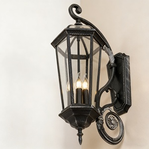 Lampes murales rétro européennes en aluminium pour extérieur, jardin, paysage, étanches IP65, balcon, couloir, lampes murales LED pour extérieur - Product Image 2