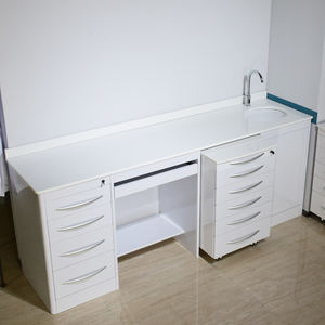 Arredamento Ospedaliero Moderno di Alta Qualità <span class=keywords><strong>Banco</strong></span> da Laboratorio Dentistico in Acciaio Inossidabile Antiruggine con 4 Cassetti Colore Personalizzabile - Product Image 3
