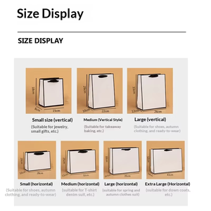 Sacchetti Regalo Personalizzati in Carta Kraft Spessa e Borse Shopping Resistenti, Borse Ecologiche Ideali per Confezioni Regalo e Packaging per Feste - Product Image 5