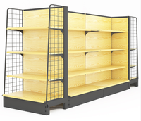 Étagère métallique double face haute luminosité en acier laminé à froid Dragonshelf Manufactory, idéale pour les magasins de proximité - Vente chaude