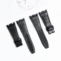 Bracelet de montre en cuir véritable Fit Oak Offshore AP15710 15703 26470 26133 avec boucle ardillon, taille 27x18 pour Royal 27mm Charm
