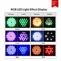 Projecteur PAR LED 54 x 3W pleine couleur 3-en-1 télécommandé pour éclairage de scène et mariages