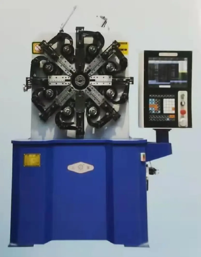 CNC סליל חוט אביב ביצוע מכונת מכונת כביסה מכונה