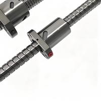 Vis à billes de 20 mm de diamètre, pas de 10 mm, avec écrou à bride, roulement en acier chromé pour routeur CNC, résistant à l'usure, contrôle de mouvement