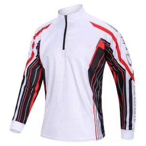 Chemise de pêche à demi-zip avec protection solaire UPF50 en stock pour la chasse et la pêche en plein air - Product Image 5