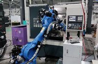 Sistema de Automatización de Carga y Descarga Tsingziwa con Brazo Robótico de 6 Ejes, Control PLC, CNC, Caja de Cambios y Motor