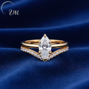 Bague en argent plaqué alliage avec zircon, motif cœur, élégance romantique, cadeau de mariage ou de fiançailles personnalisé pour femme, par UM JEWELRY - Product Image 3