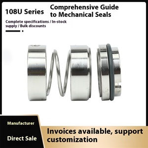 Nhiệt độ cao 108u loạt con dấu cơ khí 25/30/35/40 hợp kim thép không gỉ nước/trục/máy con dấu - Product Image 2