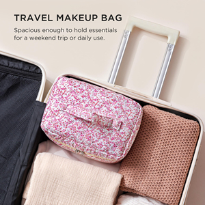 Cute Floral Coquette Aesthetic Toiletry <b>Bag</b> Make up Cosmetic <b>Bag</b> for Women Toiletry Travel Make up Organizer <b>Bag</b> - Product Image 4